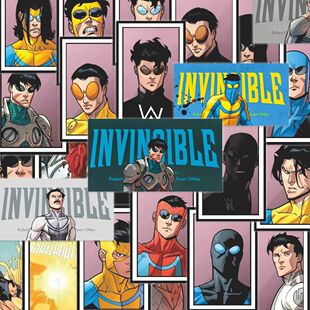 160张无敌少侠防水贴画美国马克Image漫画贴纸装饰手机桌面笔记本