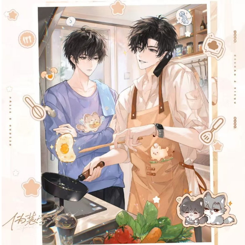 【正品代购】栗汀伪装学渣恋人厨房初见徽章毛绒娃娃周边纸袋小卡,模玩/动漫/周边/娃圈三坑/桌游,动漫徽章/立牌,淘宝优惠券,粉丝福利购,淘宝优惠卷