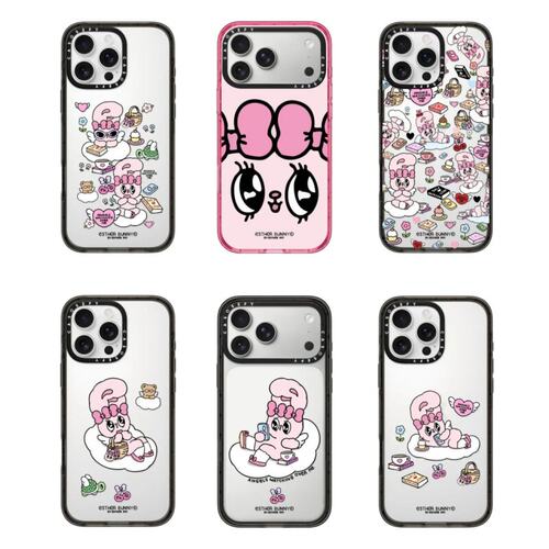 （无字母）第三弹小兔Esther Bunny硬壳iPhone苹果17promax手机壳16pro可爱15plus卡通14磁吸13防摔12保护套