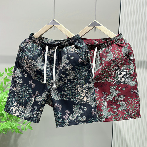 潮流国风男士短裤薄款五分大裤衩