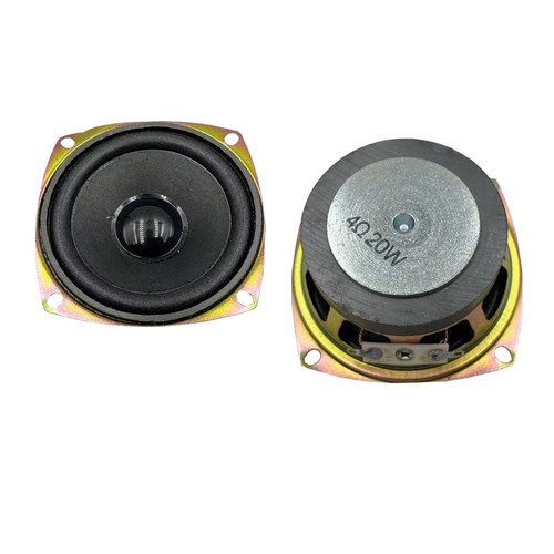 3寸扬声器小喇叭4欧20瓦方形外磁喇叭4R20W音箱喇叭8R20W 77mm
