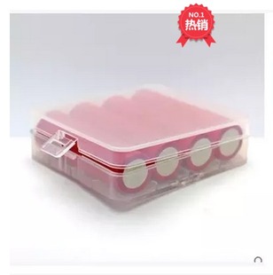 透明PP料18650 16340电池收纳盒4节装储存盒保护盒防潮环保收纳盒