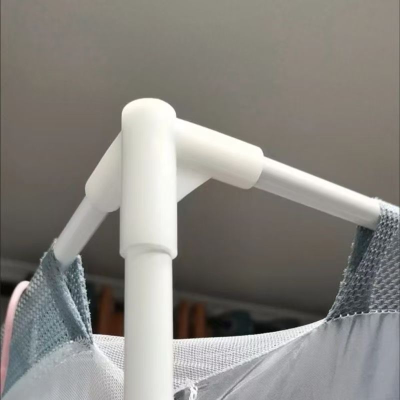 学生宿舍蚊帐配件加厚三角拐角接头支架床帘支架三角通风扇杆钩子图片