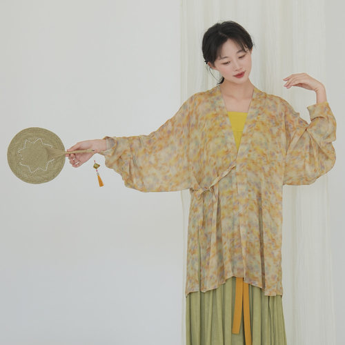 谜阿凰瑶光宋制飞机袖外套汉服女