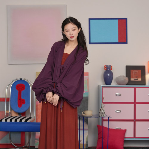 谜阿凰汉元素改良唐制汉服上衣