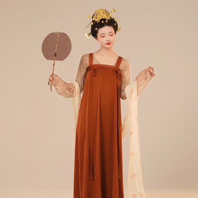 谜阿凰【圣火令真丝里衣】原创唐制汉服桑蚕丝上衣齐胸裙夏季套装