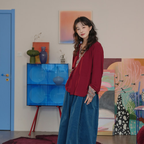 谜阿凰原创汉元素秋冬复古廓形