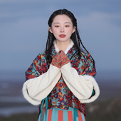 日常原创冬款 谜阿凰 火树银花半臂 马甲汉服上衣秋冬保暖打底女