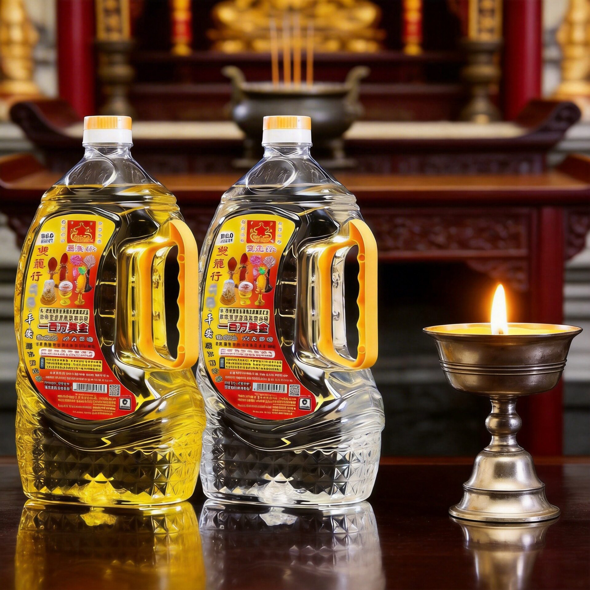 2L液体酥油蜡烛佛灯油家用供佛油