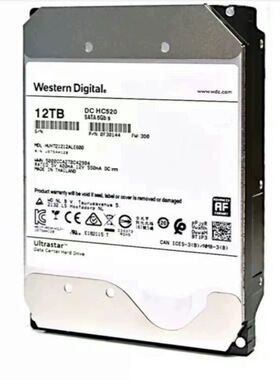 西数12T硬盘HUH721212ALE600机械硬盘企业级监控硬盘WD12TB HC520