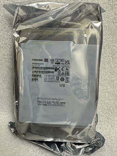 全新硬盘东芝16T企业级