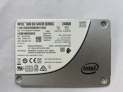 英特尔S4510240GS4610S4600