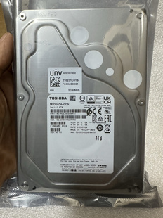 东芝4T硬盘MG08ADA400N企业级Toshiba 4TB监控台式机监控硬盘全新