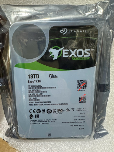 希捷18T机械硬盘氦气盘