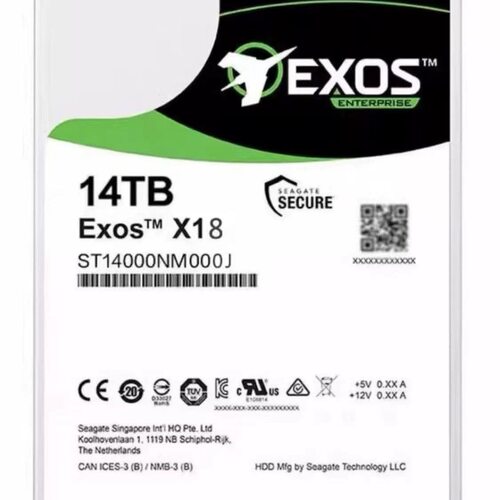 希捷14T硬盘ST14000NM000J银河企业级监控硬盘机械14TB EXOS X18
