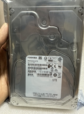 东芝10T硬盘 MG06ACA10TE机械硬盘企业级10TB监控硬盘NAS空气盘