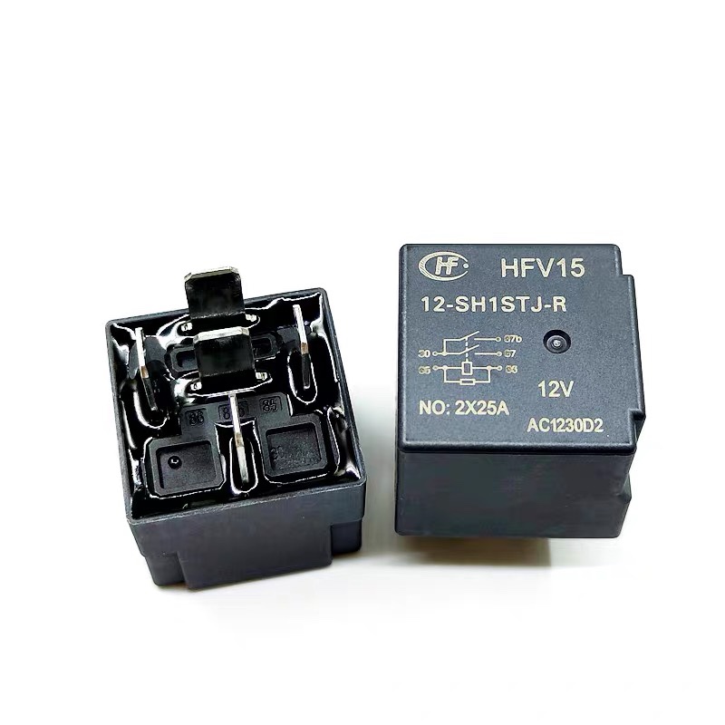 HFV15 12-SH1STJ-R 12V 5脚双常开 全新宏发汽车继电器 896-2AH-D