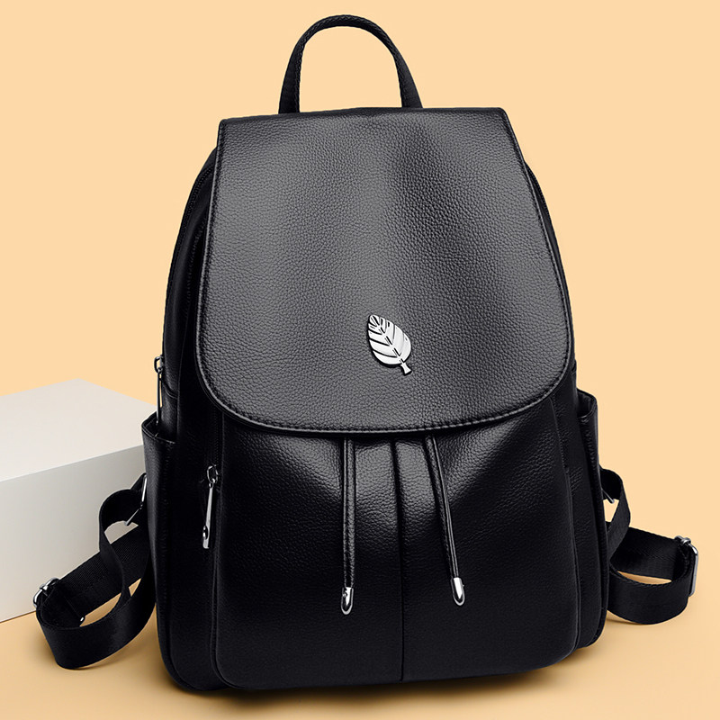 大牌真皮双肩包女2026新款时尚旅游女式背包旅行休闲大容量牛皮包