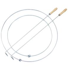 Катание обруча 【厂家直销】滚铁环实心推铁环民间运动怀旧滚铁圈儿童成人健身环