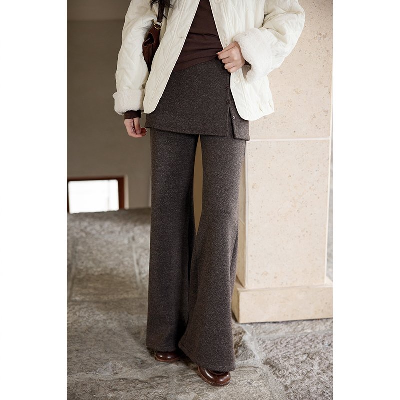 设计感小众小个子裤子