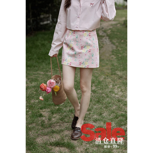 设计感小众小个子裙子