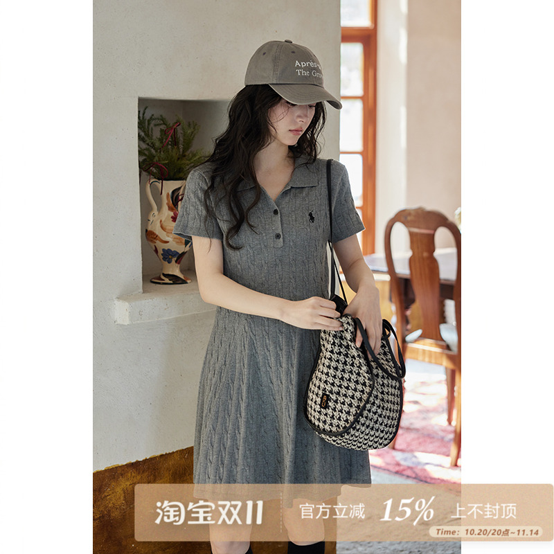夕蒙2025新款春夏韩系裙子气质高级感小个子漂亮小众独特连衣裙女