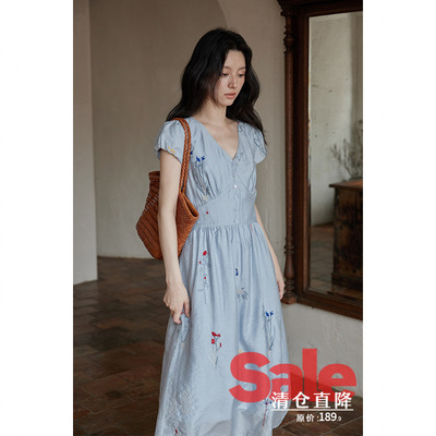 设计感小众小个子连衣裙