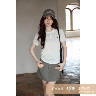 洋气小个子小众Polo领针织衫 韩系气质上衣时尚 女 春季 夕蒙2026新款