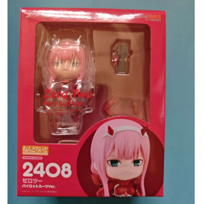 樱色漫社GSC 粘土人 2408 FRANXX 零二 02 驾驶服 战斗服手办现货