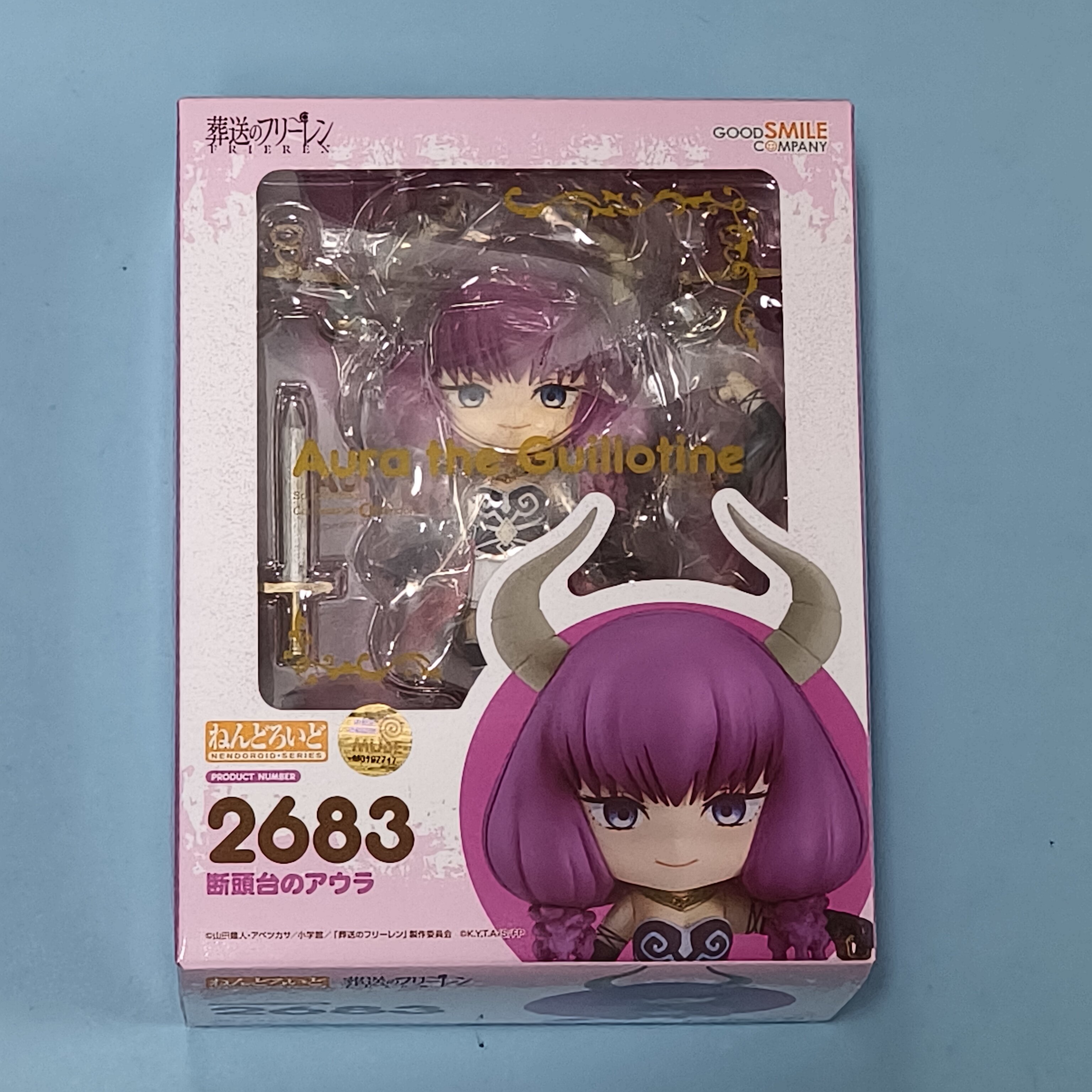 樱色漫社GSC 粘土人2683 葬送的芙莉莲 断头台阿乌拉 Q版手办现货