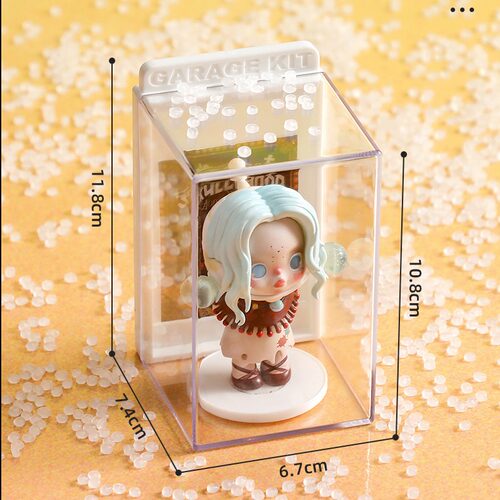 透明手办盲盒展示架防尘收纳盒