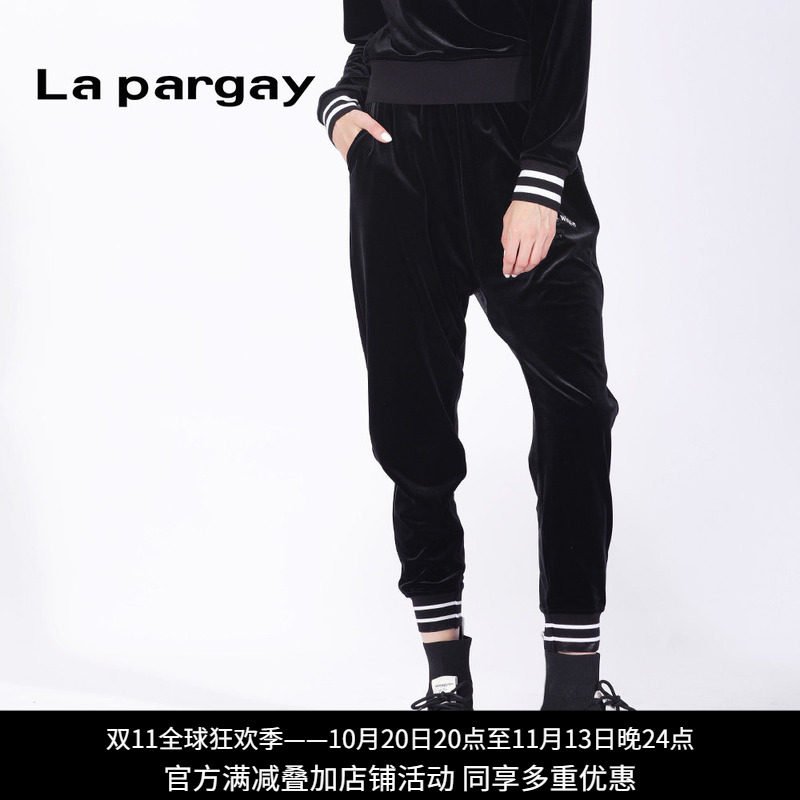 Lapargay时尚长裤束脚裤
