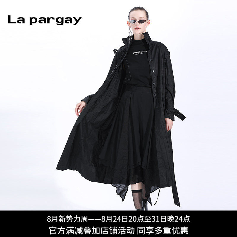 宽松长袖风衣外套Lapargay图片