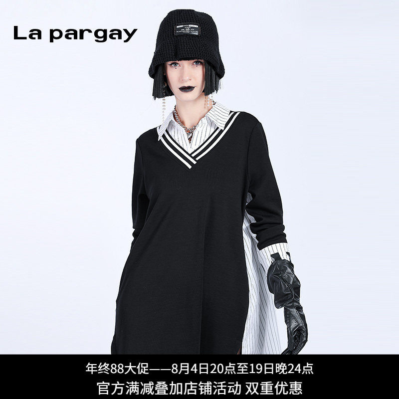 lapargay街头A字裙领券满减