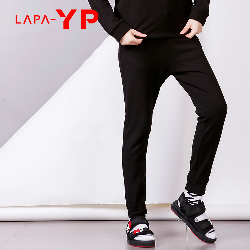 纳帕佳早春新早春字母印花黑