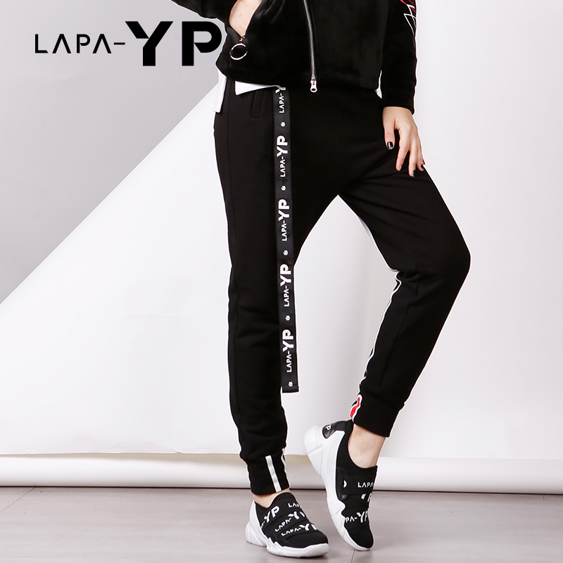 纳帕佳秋冬新秋冬哈伦裤黑色