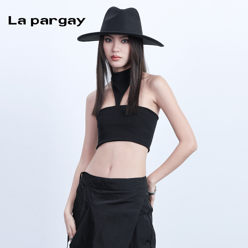 纳帕佳两穿高领镂空抹胸吊带2024春季新款女式黑色休闲设计感上衣,女装/女士精品,背心吊带,淘宝优惠券,粉丝福利购,淘宝优惠卷