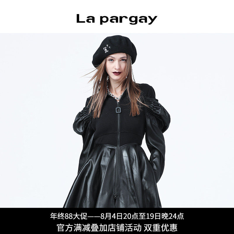 黑色收腰裙子连衣裙休闲
