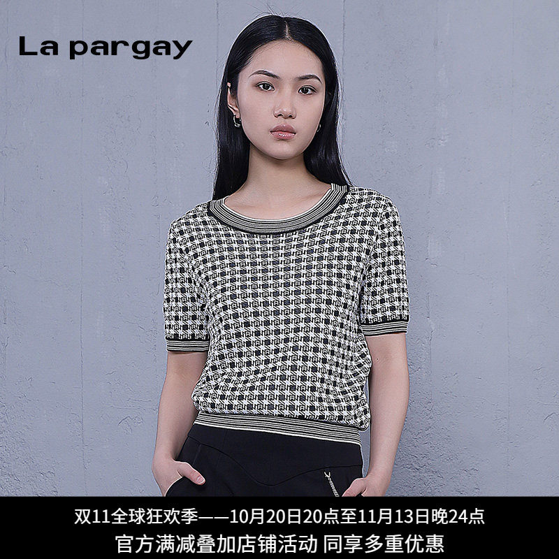 lapargay圆领套头针织衫