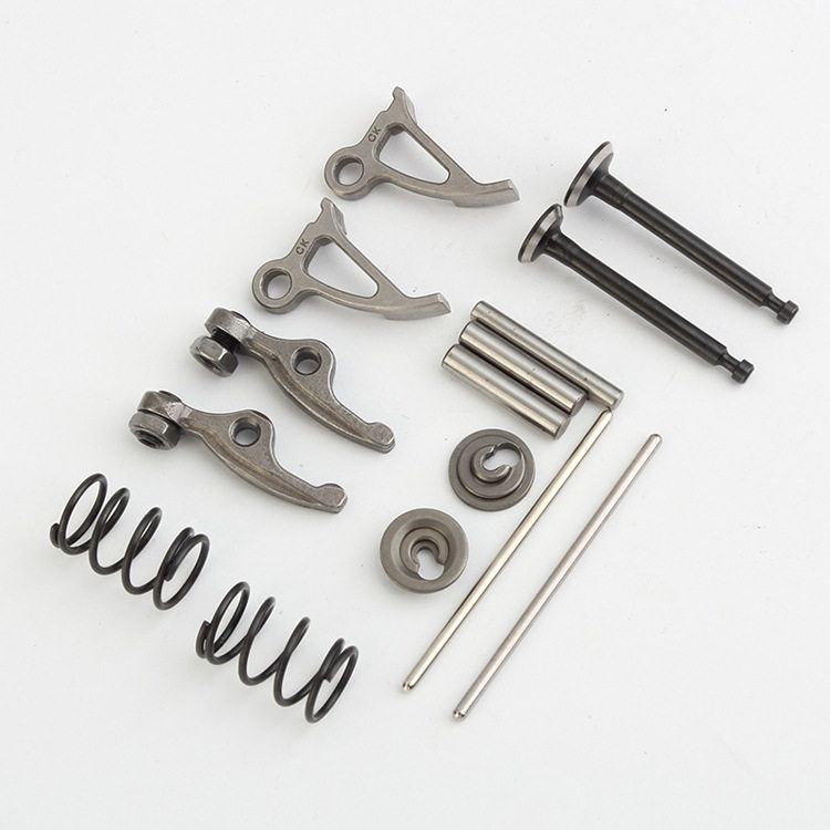 割草机四冲程140 139上下摇臂气门弹簧座进排气门汽油割灌机配件