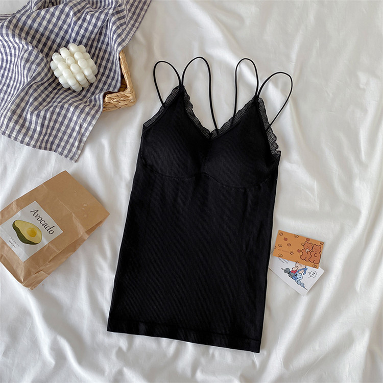 Real price ~ V necktie chest pad with plush back suspender vest thermal underwear backing coat