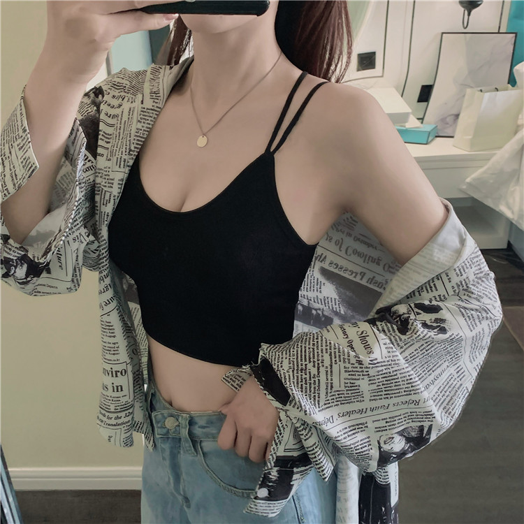 Real shot real price beautiful back suspender waistcoat wrapped in chest to wipe chest sexy underwear with chest cushion