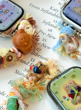 CA. 原创手工编绳搓绳iWatch表带适用于苹果手表AppleWatchS10S9
