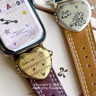 CA《Who I Miss》复古相册DIY流沙古铜iwatch表带适用applewatch