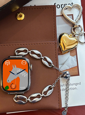 CA.春夏猪鼻厚镀大牌不锈钢链条iWatch表带适用于AppleWatch10/9