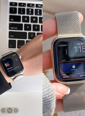 CA. 轻巧玲珑磁吸米兰iWatch表带增强吸力款适用于苹果applewatch