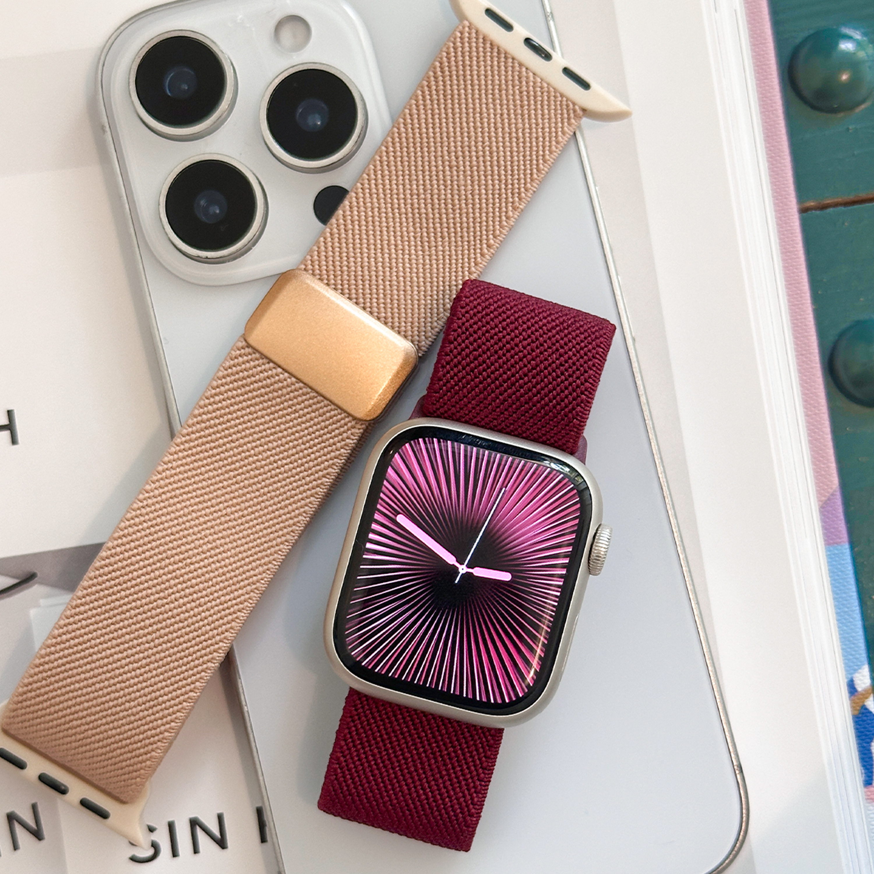 CA.定制新色！尼龙磁吸表带！