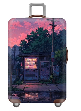 XB173饮料贩卖机弹力箱套拉杆箱旅行旅游登机行李皮箱保护罩防尘