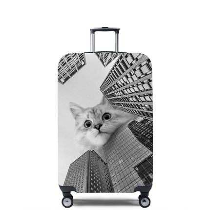 动物Z10猫咪弹力箱套拉杆箱旅行旅游登机行李皮箱保护罩防尘袋子