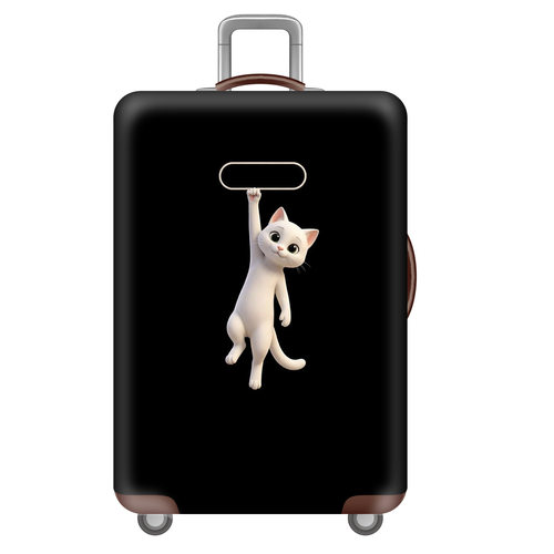 黑色动物21猫咪弹力箱套拉杆箱旅行旅游登机行李皮箱保护罩防尘袋